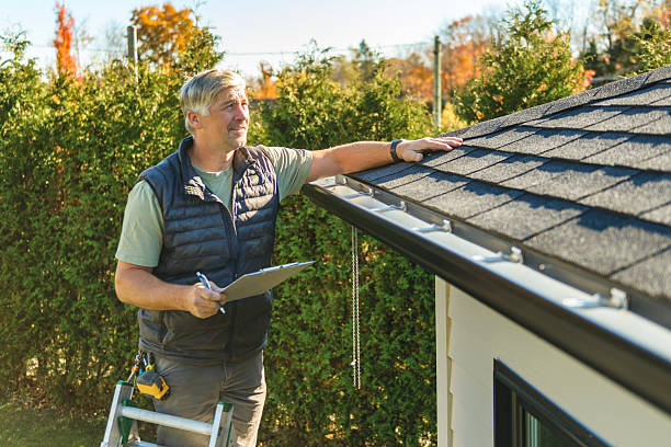 Professional Hail Damage Roof Repair technician working in Umatilla, OR
